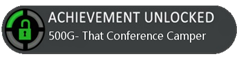 That Conference Xbox’ish “Achievements” for All!